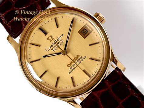 18k gold old omega watches 1970s|omega watch 18k vintage 1977.